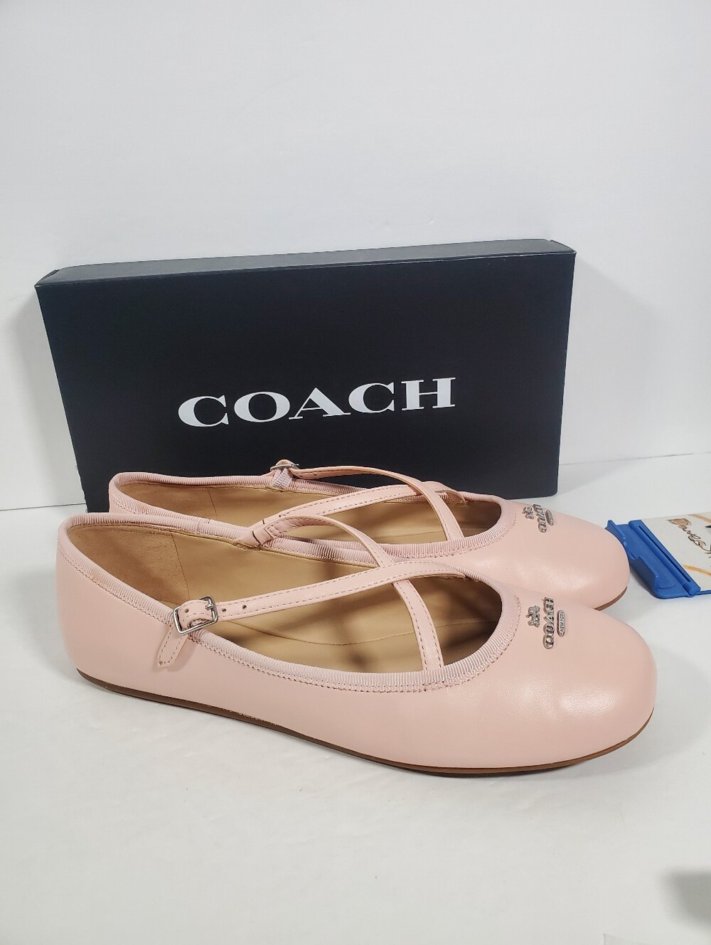 NWT Coach Women's Phoebe Ballet Flat Candy Pink CDF60